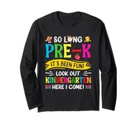 così Lungo Asilo Pre-K Here I Come Torno A Scuola Maglia a Manica