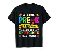 così Lungo Asilo Pre-K Here I Come Torno A Scuola Maglietta