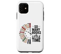 Così tanti libri Little Time, amante dei libri retrò Custodia per iPhone 11
