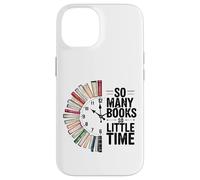 Così tanti libri Little Time, amante dei libri retrò Custodia per iPhone 14