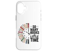 Così tanti libri Little Time, amante dei libri retrò Custodia per iPhone 16 Plus