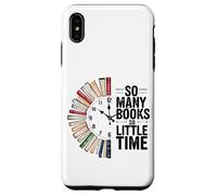 Così tanti libri Little Time, amante dei libri retrò Custodia per iPhone XS Max