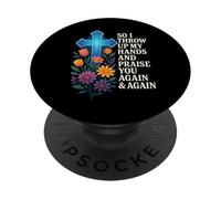 Così vomito le mani e ti lodo ancora e ancora PopSockets PopGrip Adesivo