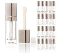 COSIDEA 20PCS Vuoto 8ML Quadrato chiaro Lip Gloss Tubo Argento grande piede cervo bacchetta lipgloss tubi per labbra olio tinta bottiglie contenitore