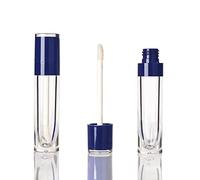 COSIDEA 25 pz Ricaricabili Blu Scuro Vuoto 6ml Lip Gloss Tubi con Bacchetta, Rotondo Lipgloss Contenitori tubo, Lip Gloss Making Kit Contenitore Bulk all'ingrosso