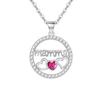 Cosie Lily Regalo Festa Della Mamma Collana Donna, Infinito Ciondolo Donna Argento Sterling 925,Regali per Moglie Mamma Fidanzata, più Importante della mia Vita, per i Compleanni San Valentino