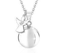 Cosie Lily Richiamo Dell'Angelo Collar Per Donna In Gravidanza, Lunghezza 110 Cm Collana In Argento 925 Donna Con Sferico Pendentivo, Regali Perfutura Mamma, Amica, Sorella