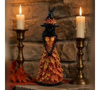 Cosiesnest Enchanted Autumn Witch - Statuetta in resina per Halloween