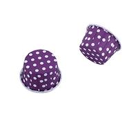 Cosiki 100 Pezzi di Carta da Forno per Torte, Resistenti Alle Alte Temperature, per Muffin, per Feste, Matrimoni, NATALE, 8 Colori, per Forno a Microonde, Congelamento (PURPLE)