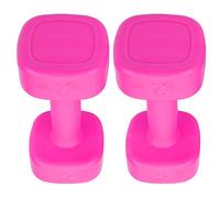 Cosiki 2 Manubri da 4 Libbre, Manubri Impilabili con Struttura Antiscivolo e Presa Facile con Robusto PP e Imbottitura in Sabbia di Ferro, per Allenamento di Forza Bodybuilding Yoga Ufficio Casa