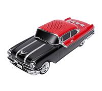 Cosiki Altoparlante Bluetooth per Auto retrò Altoparlante Wireless Portatile Dal Design Elegante degli Anni '50 per Riunioni All'aperto, Decorazioni per la Casa, Uscita da 15 W (BLACK)