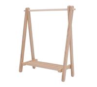 Cosiki Appendiabiti per Casa delle Bambole in Miniatura Supporto da Pavimento in Legno Versatile Salvaspazio per Case delle Bambole in Scala 1:12 13,5 X 12 Cm