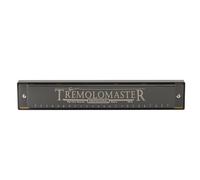 Cosiki Armonica a Bocca Professionale per Principianti e Regali per Bambini Chiave C con Design Durevole a 24 Fori (nero opaco)