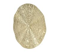Cosiki Arte della Parete Rotonda, Decorazione da Parete Cerchio Dorato Circolo Irregolare Metal Wall Art Gold Decor Wall Art per Soggiorno per Camera da Letto, Sala da Pranzo, Sculture a, 9.6in