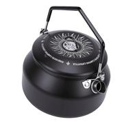 Cosiki Bollitore da Campeggio Teiera Portatile Leggera in Acciaio Inossidabile per Escursioni All'aperto, Acqua Bollente Sul Fornello da 1 Litro, Campeggio/pesca/escursioni/uso Domestico