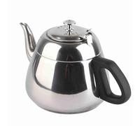 Cosiki Bollitore in Acciaio Inossidabile, Bollitore per tè Caldaia da Scaldabagno da Piano Cottura 1.5l 2 Litri Ad Acqua Calda con Stufa da Filtro Top Pentola per Campeggio a Casa (2L con filtro)