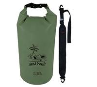 Cosiki Borsa Impermeabile, Borsa Impermeabile in PVC Ispessito a Prova di Perdite con Spallacci Regolabili, per Escursioni Sul Fiume, Kayak, Campeggio, Nuoto, attività in Spiaggia (OD Verde)