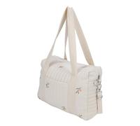 Cosiki Borsa Portaoggetti per Passeggino Borsa Durevole con Cerniera Ricamata per Mamme, per Pannolini Riutilizzabile per lo Shopping di Regali D'arte in Biblioteca, Tessuto di Cotone (Oliva)