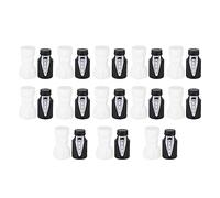 Cosiki Bottiglie per Nuziali Mini Bottiglie per Durevoli e Riutilizzabili per la Sposa e lo Sposo, Divertenti da Giocare per Feste di Fidanzamento e Anniversario, per in Plastica in Bianco e per