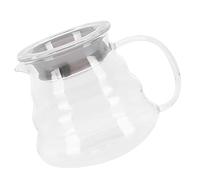 Cosiki Caffettiera in Vetro Caffettiera Resistente e Trasparente per Bancone della del Bar, Caraffa per Servizio in Vetro Facile da Pulire per il Caffè, Ideale per gli Amanti del Caffè in Famiglia -
