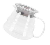 Cosiki Caffettiera in Vetro Caffettiera Resistente e Trasparente per Bancone della del Bar, Caraffa per Servizio in Vetro Facile da Pulire per il Caffè, Ideale per gli Amanti del Caffè in Famiglia -