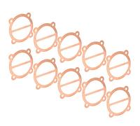 Cosiki Calco del Compressore dell'aria Alluminio Testata, Kit di Guarnizione della Testa Piastra Valvola 10pcs Guarnizione Compressore dell'aria Cilindri della Testata a Cilindro 65 Mm Diametro