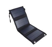 Cosiki Caricatore Portatile a Banca Solare, Pannelli Solari Caricatore a Batteria Solare Pieghevole per Telefono per Centrale Elettrica, Banca Elettrica, Telefono Cellulare, Campeggio, Escursioni