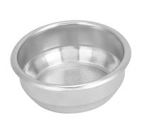 Cosiki Cestello Filtrante Professionale a Doppia Dose in Acciaio Inossidabile per Macchina da caffè, Tazza Filtrante Riutilizzabile Facile da Usare per la Casa, Materiale Rispettoso Dell'ambiente