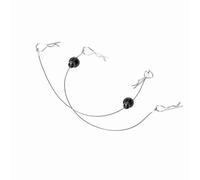 Cosiki Clip per il Corpo RC, Clip per il Corpo di Auto RC con Vite a Vite con Filo con Guscio di Guscio di Corpone per Lotta per Filo di Corda a per il per 1/10 (BLACK)