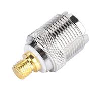 Cosiki Connettore Coassiale, Cavo Coassiale Piatto con Impedenza 50 Ohm 1000 Volte l'aspettativa di 1 Pezzo Adattatore Connettore Adattatore per GP328 / GP300 / GP88 / GP340