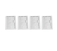Cosiki CORRO CHORE CARATTH, Scheda di Pianificazione con 4 Pezzi di Produzione Fai -da -te Grafico a Secco Riciclabile per Piano di Viaggio Fai da te (ELDER CARE)