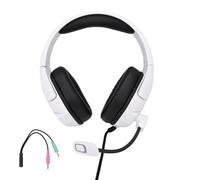 Cosiki Cuffie da Gioco Cablate con Driver Coinvolgenti da 50 Mm e Luci a LED per la Configurazione di Gioco di PC Portatili (WHITE)