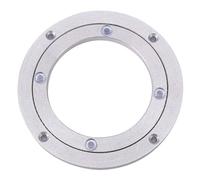 Cosiki Cuscinetto Silenzioso Cuscinetto, Girevole Girevole Argento in Alluminio in Alluminio per il per il Servizio di Fiera da Tavolo (6 pollici *H8,5 mm)