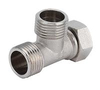 Cosiki Discia in Doccia, Valvola Deviante a 3 Vie T -way T -way, Raccordi per Tubo di Alimentazione dell'acqua di Scissione, Adattatore per Tubo di Bidet, Connettore Valve di Arresto Angolare