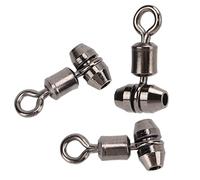 Cosiki Girelle da Pesca a Canna Tripla 10 Pezzi Resistenti alla Ruggine per Accessori da Pesca All'aperto (Piccolo)