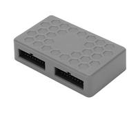 Cosiki Hub di Espansione USB, Host Doppia Porta USB 3.2 Gen1 da 5 Gbps, Base di Montaggio Magnetica con Adattatore Tipo E da 19 Pin, Ideale per Casa, Ufficio, Giochi, PC E Laptop