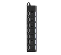 Cosiki Hub USB a 7 Porte da 480 Mbps Hub USB 2.0 Efficiente Ad Alta velocità a 7 Porte per Mouse/stampante/scanner