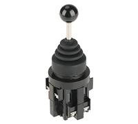Cosiki Interruttore Joystick Momentaneo Joystick 4NO per Automazione e Controllo di Sicurezza, Resistente All'acqua/olio/polvere, 1 Interruttore di Ritorno a 4 Posizioni CS-402 per il Monitoraggio