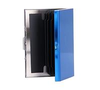 Cosiki Libro della Carta di Credito, Titolare del Biglietto da Visita Blocco Metallo Case di Blocco della Borsa Porta della Carta Stiput Inossidabile Acciaio Slim Card Card Case di Credito per Donne