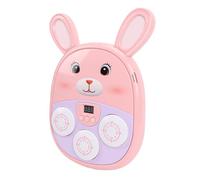 Cosiki Macchina da Boxe Musicale Giocattolo 2.4G Telecomando con Rilevamento del Movimento Gioco Interattivo con Effetti di Luce Suggerimenti Sonori per Bambini Famiglia Allenamento per (Pink)
