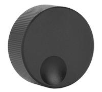 Cosiki Manopola di Controllo del Volume, Manopola Volume Calco di Controllo Black Solido Solido Knob Knob Black Soludo in Alluminio in Alluminio 6mm Potenziometro