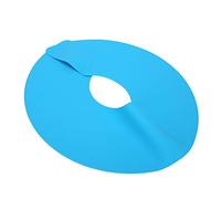 Cosiki Mantella per Taglio dei Capelli Scialle Parrucchiere Professionale in Silicone Impermeabile per Stilista del Salone Viola 15,7 X 15,7 Pollici (BLUE)