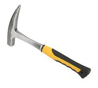 Cosiki Martello a Becco D'anatra per Mattoni per Indagini Geologiche Martello a Bocca Piatta in Acciaio Ad Alto Tenore di Carbonio Durevole per Prove di Durezza della Roccia, Resistenza Agli Urti, (L)