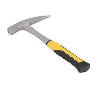 Cosiki Martello a Becco D'anatra per Mattoni per Indagini Geologiche Martello a Bocca Piatta in Acciaio Ad Alto Tenore di Carbonio Durevole per Prove di Durezza della Roccia, Resistenza Agli Urti, (S)