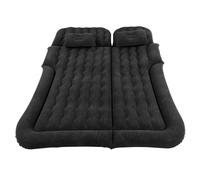 Cosiki Materasso per Auto 2 in 1, Morbido Cuscino Gonfiabile per Dormire, per Campeggio All'aperto e con Guida Autonoma, Floccaggio in PVC, 68,5x49,6 Pollici (BLACK)