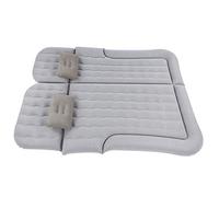 Cosiki Materasso per Auto 2 in 1, Morbido Cuscino Gonfiabile per Dormire, per Campeggio All'aperto e con Guida Autonoma, Floccaggio in PVC, 68,5x49,6 Pollici (GREY)
