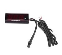 Cosiki Misuratore Digitale Universale della Temperatura Dell'acqua per Motociclette per Scooter da, Retroilluminazione a LED, Termometro Adatto per Adatto per, 0-120 ℃ (Retroilluminazione rossa)