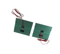 Cosiki Modulo Cella Pannello Solare Policristallino da 2 Pezzi con Elevata Efficienza di Conversione per Progetti Fai da Te 5V 500mA 130x150mm