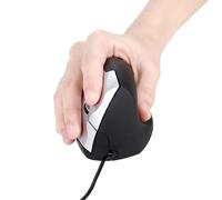 Cosiki Mouse Ergonomico, Topo Verticale con Gioco Ergonomico a 3 Bottoni di Supporto per il Polso a Mano di Supporto per Mouse Verticale Ottico Wireless per Ufficio Usi Usi