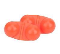 Cosiki Perline da Pesca in Mare a Doppio Sonaglio da 40 Pezzi, Attrattore in ABS Durevole per Attirare Pesci, Simulazione di Rumore e Vibrazioni, Accessori Colorati, 1,2x0,6 Pollici (rosso)
